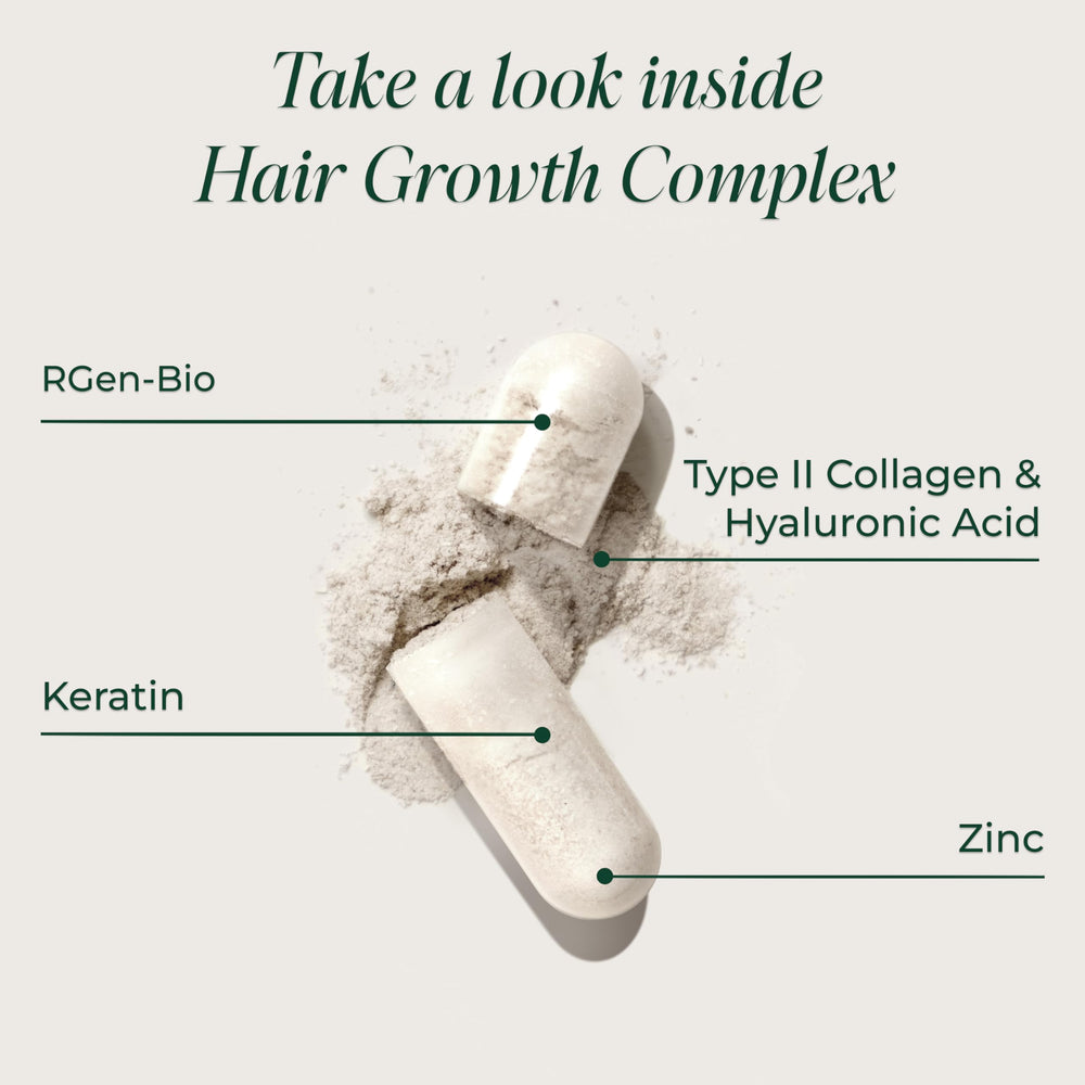 Primal Harvest label close-up highlights biotin and zinc ingredients