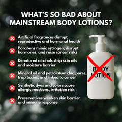 PRIMALS All Natural Body Lotion label front highlights clean ingredients