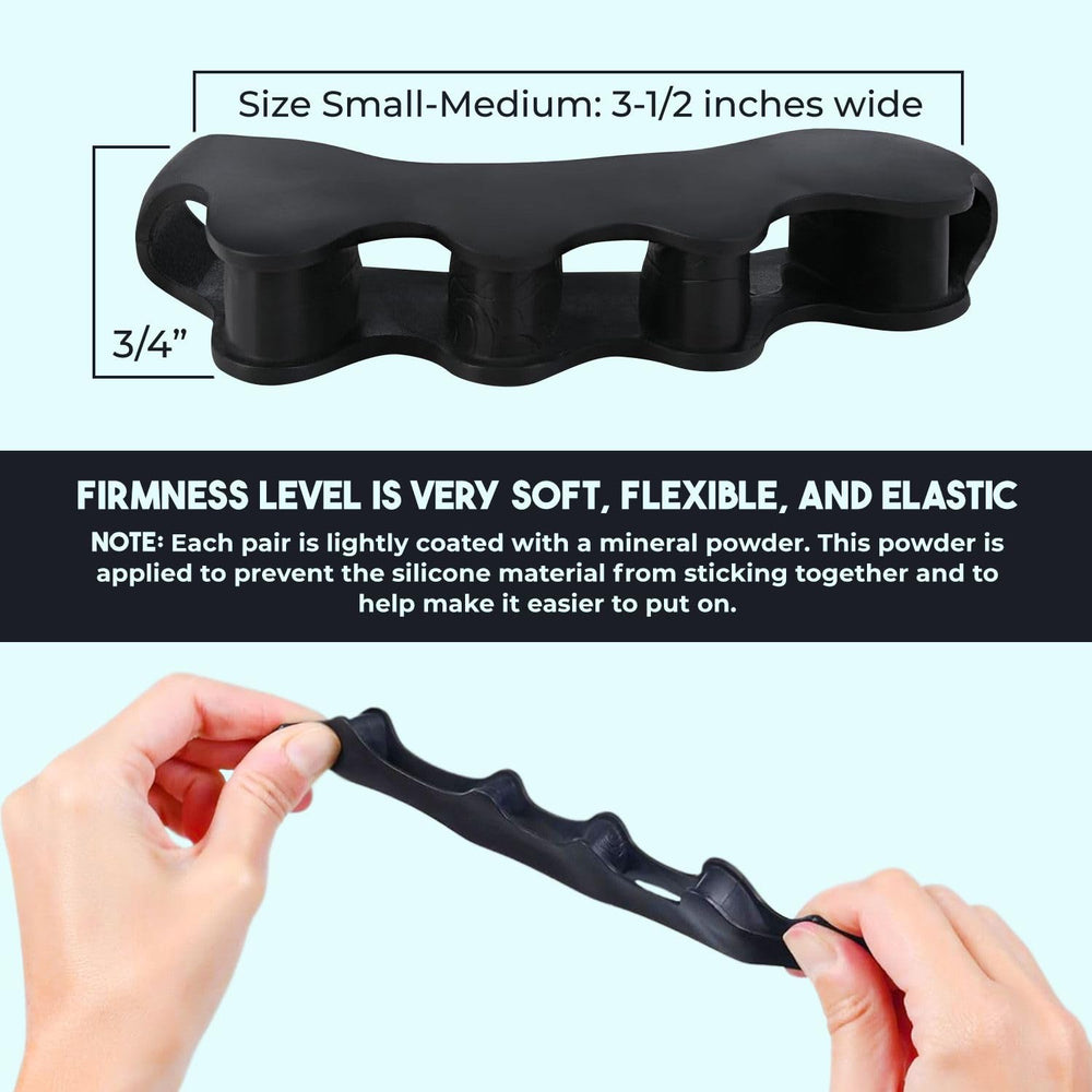 PRIMALSTEP VYCE toe spacers ideal for athletic activities and balance.