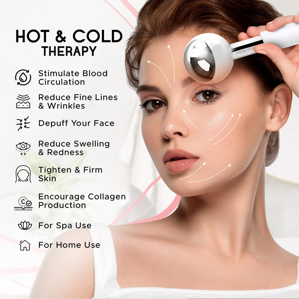 PRIME Fitness massager for face neck and eyes relieves tension and promotes circulation.