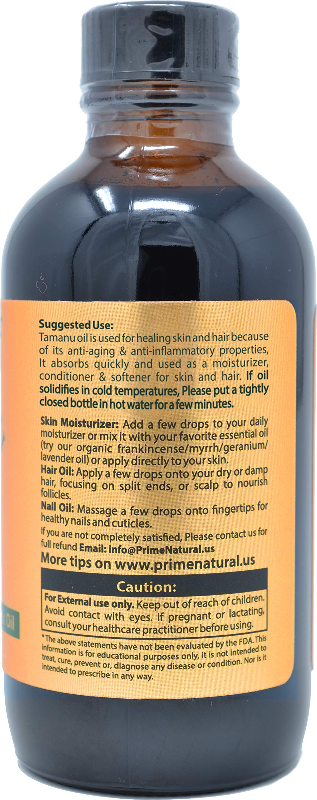 Prime Natural Tamanu Masaje cabelludo, puede favorecer la circulación y un cabello más saludable.