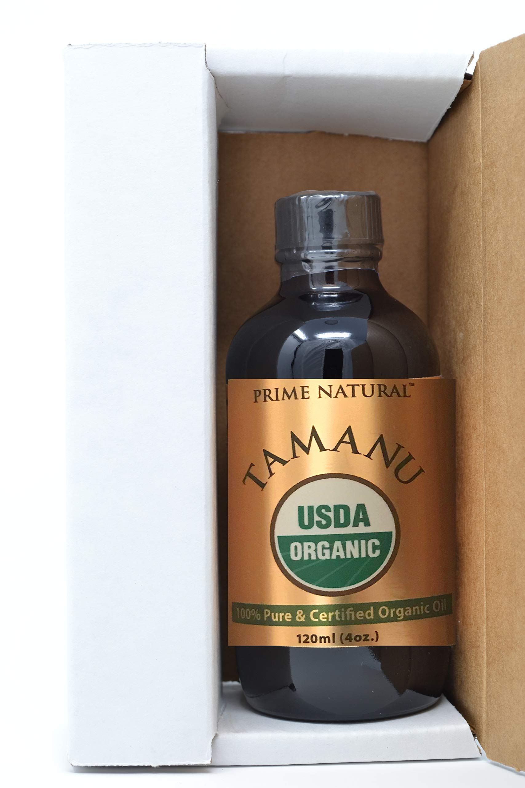Prime Natural Tamanu Nutrición capilar y uñas con brillo natural.