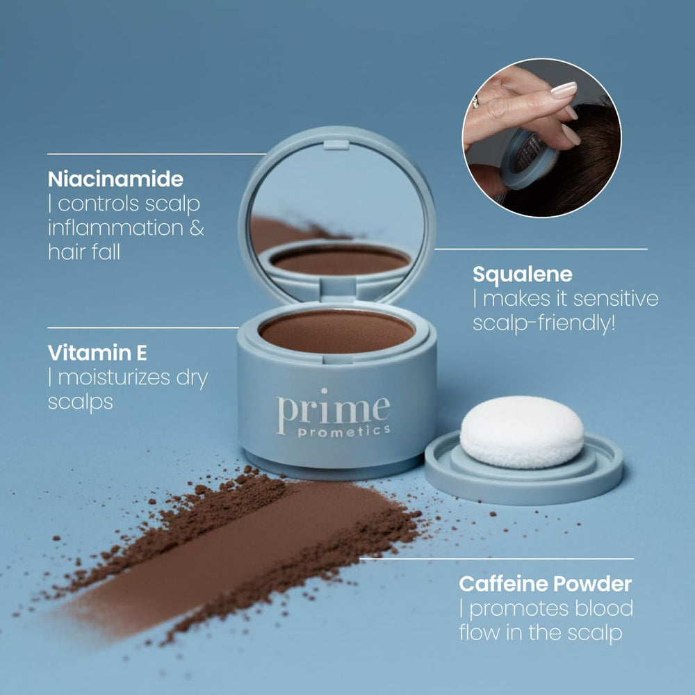 Brunette shade match from Prime Prometics delivering natural hairline look