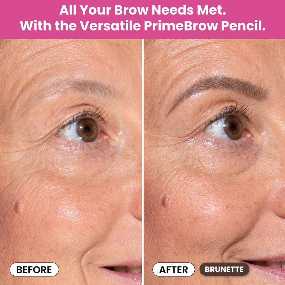 Prime Prometics PrimeBrow Pencil offers gray-friendly shades for seamless blending.