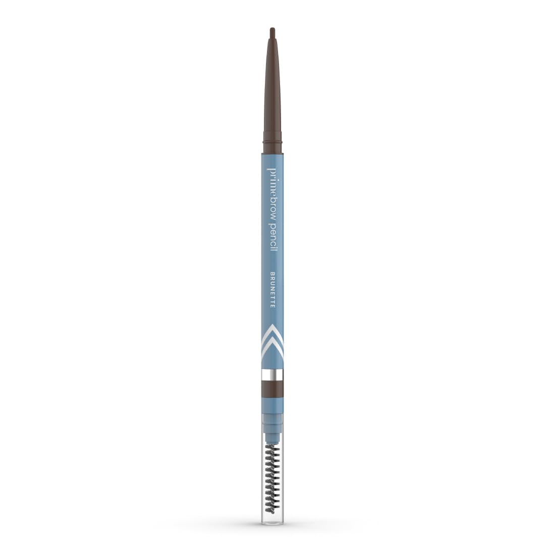 Prime Prometics PrimeBrow Pencil shows hairlike strokes for natural brows.