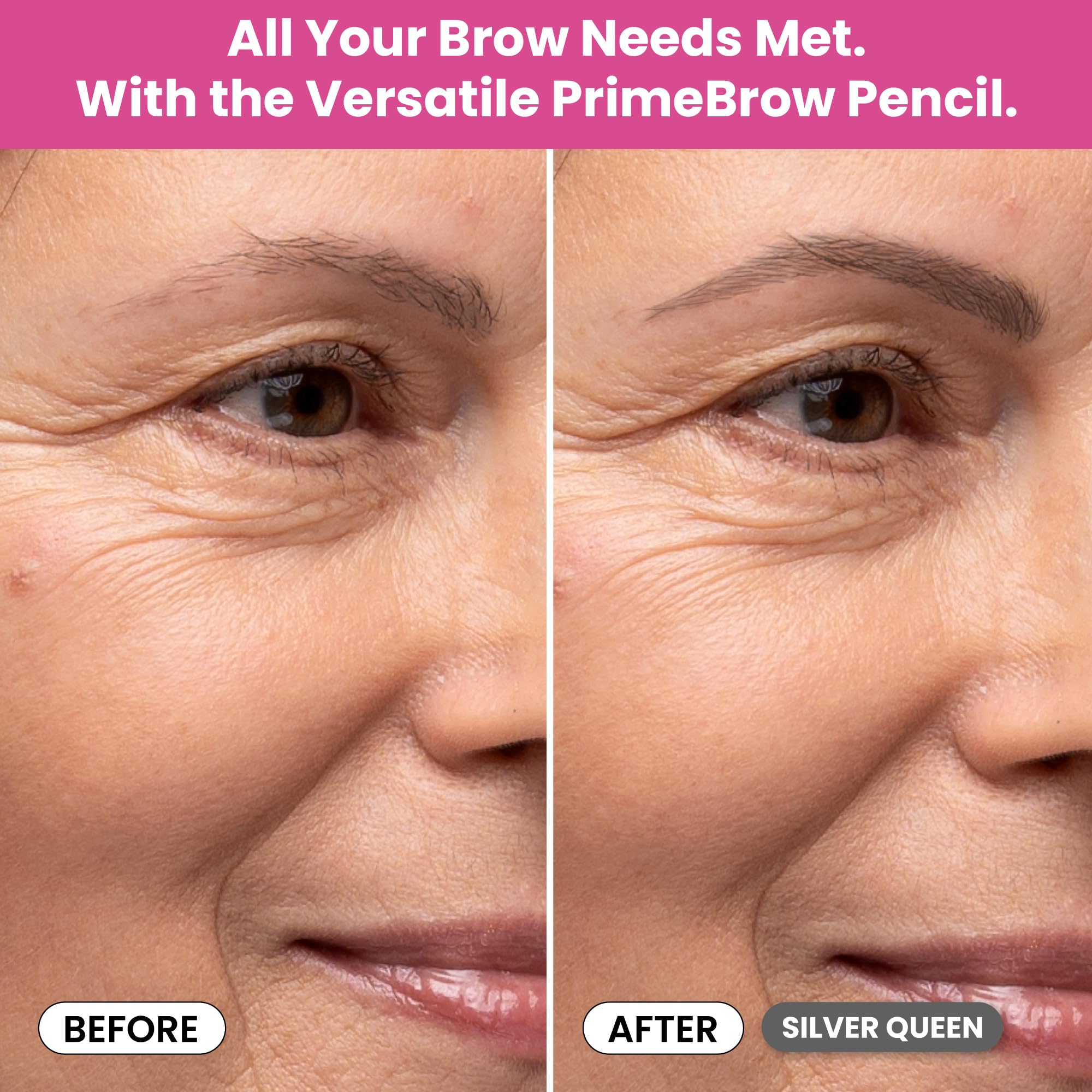 Long-wear, water-resistant formula keeps brows defined throughout the day.