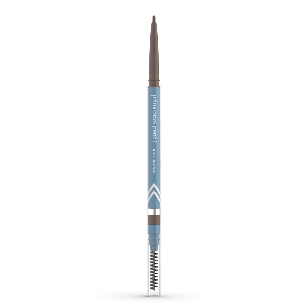 Prime Prometics PrimeBrow Pencil in action for natural, hair-like brow definition.