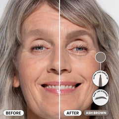 Close-up of micro-fine tip creating precise, hair-like strokes.