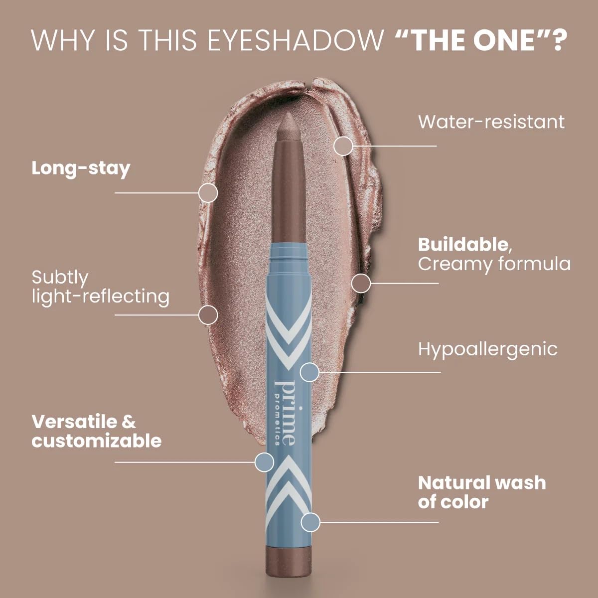 PRIME PROMETICS PrimeEyes Eye Brightener is beginner-friendly with easy, controlled blending.