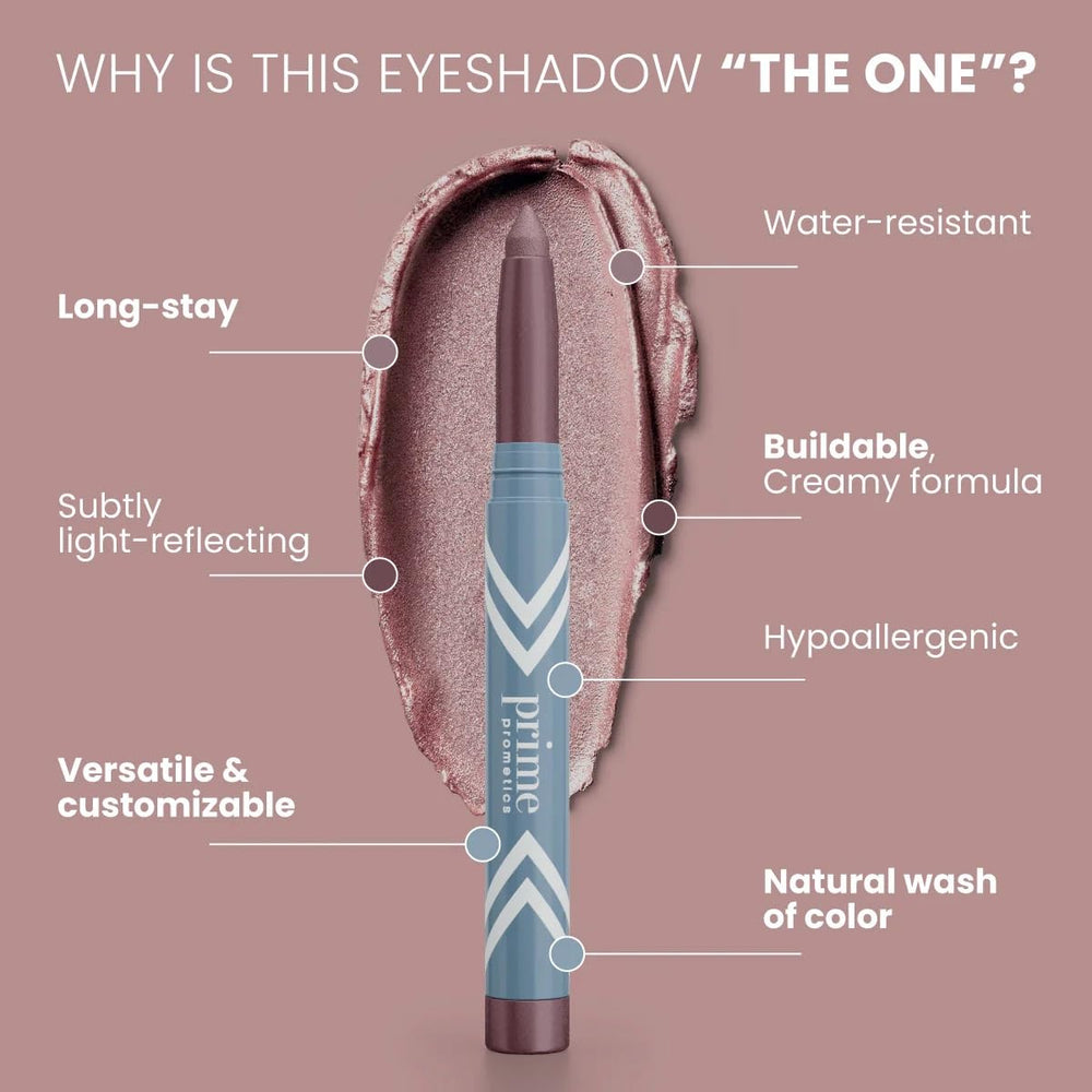 Prime PROMETICS PrimeEyes easy-application design enables precise eyelid shading.