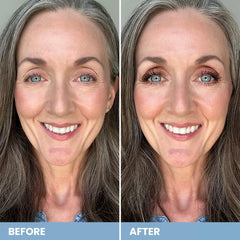 PrimePrometics PrimeEyes creamy texture delivers buildable radiance with minimal fallout.