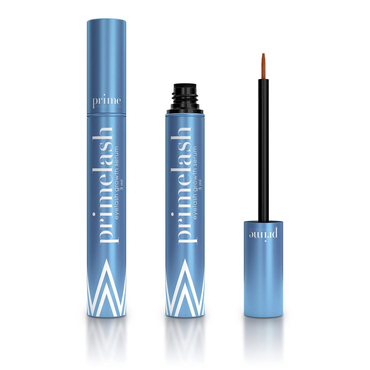 Prime Prometics PrimeLash bottle with dispensing design for easy nightly use.