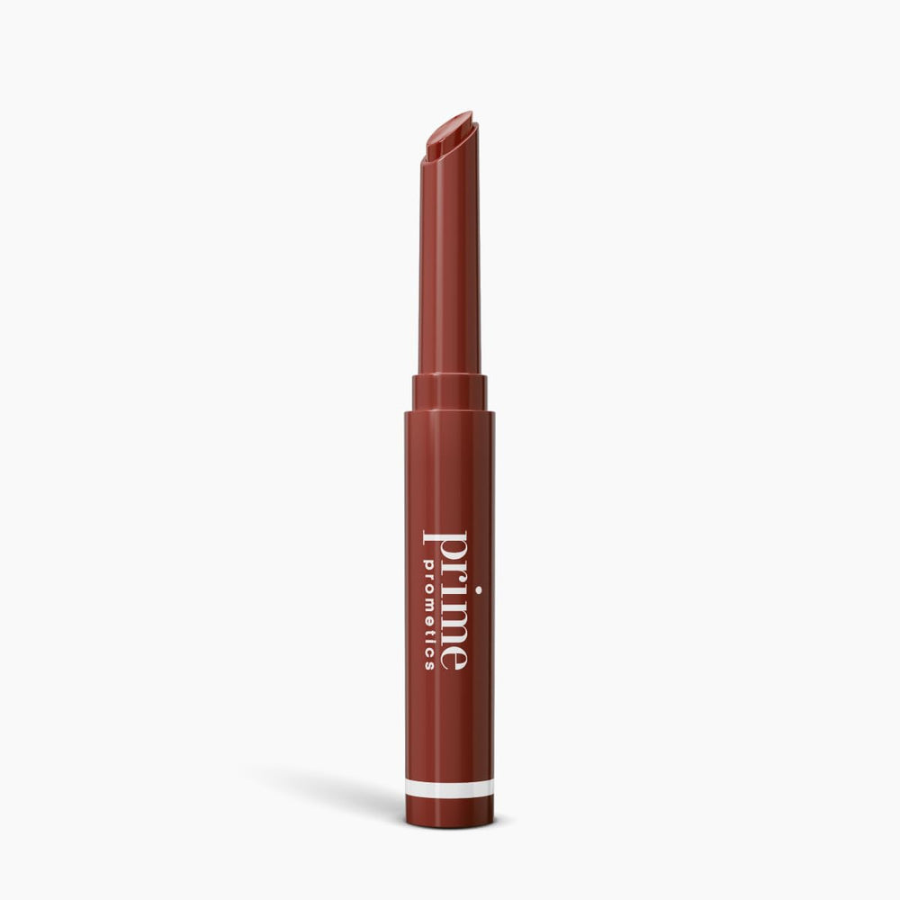 PrimePrometics PrimeLip Plumping Lip Balm tube with sheer to rich color for smoother lips.