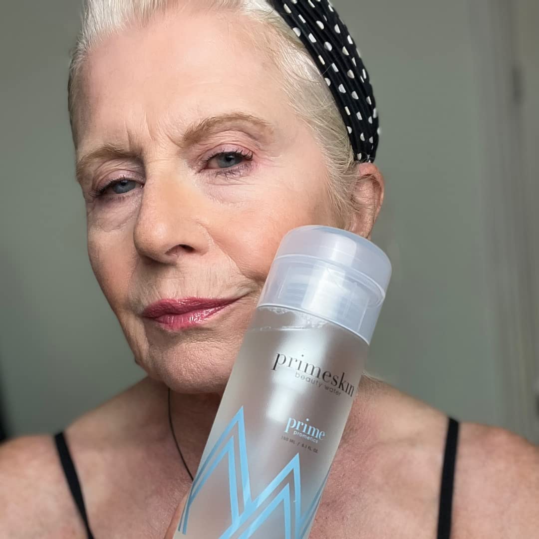 PrimePrometics PrimeSkin Beauty Water complements a pro-age night routine for replenishment