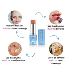 Prime Prometics PrimeWand Nude buildable formula suits any complexion.