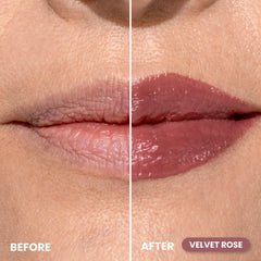 PrimeLip's five buildable tints swatches for mature lips.