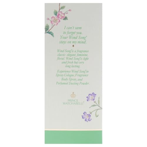 Prince Matchabelli Wind Song packaging box with classic, gift-ready appeal.
