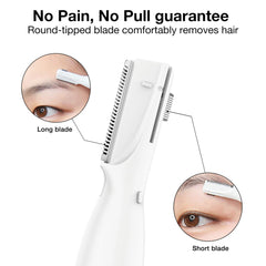 PRITECH Electric Eyebrow Trimmer ergonomic handle for comfortable use