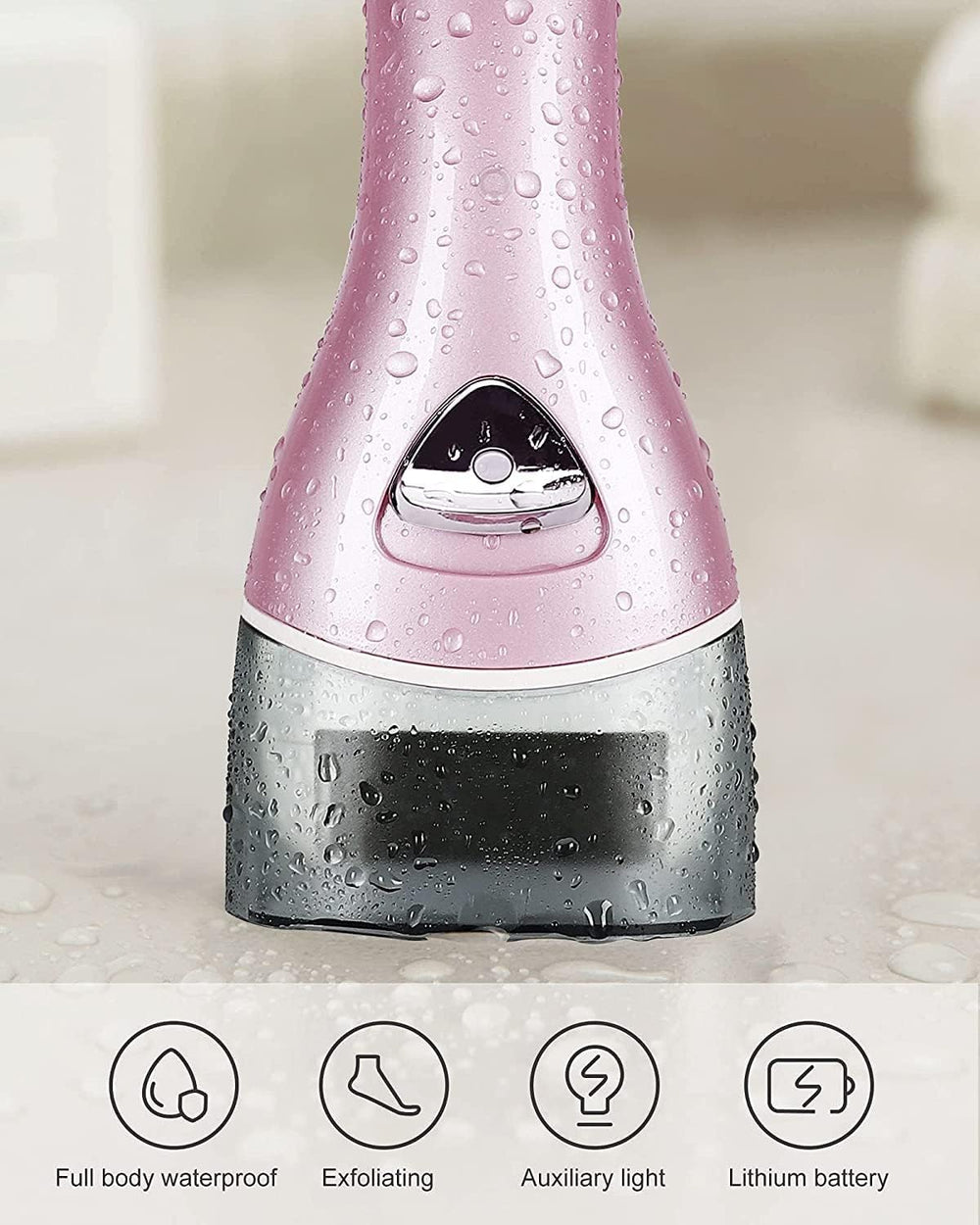 PRITECH Electric Feet Callus Remover after-bath use softens calluses.
