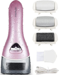 PRITECH Electric Feet Callus Remover front view for easy grip.