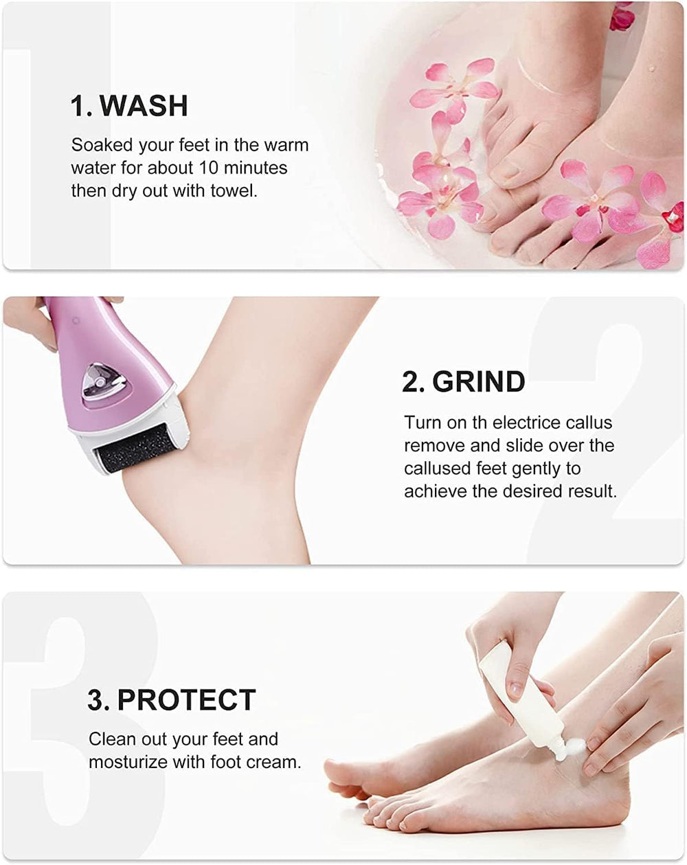 PRITECH Electric Feet Callus Remover gift pack ideal for gifting.