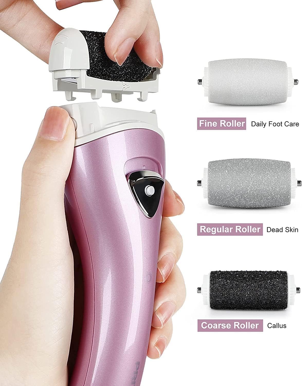 PRITECH Electric Feet Callus Remover with two speed control for customized care.