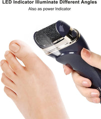 PRITECH two speed operation with visible rpm indicators for customized exfoliation