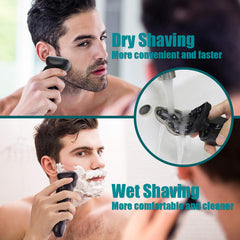 PRITECH electric razor sideburn trimmer for sharp lines and clean edges.