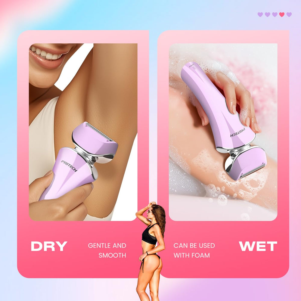 Gift-ready PRITECH shaver box, ideal present for her.