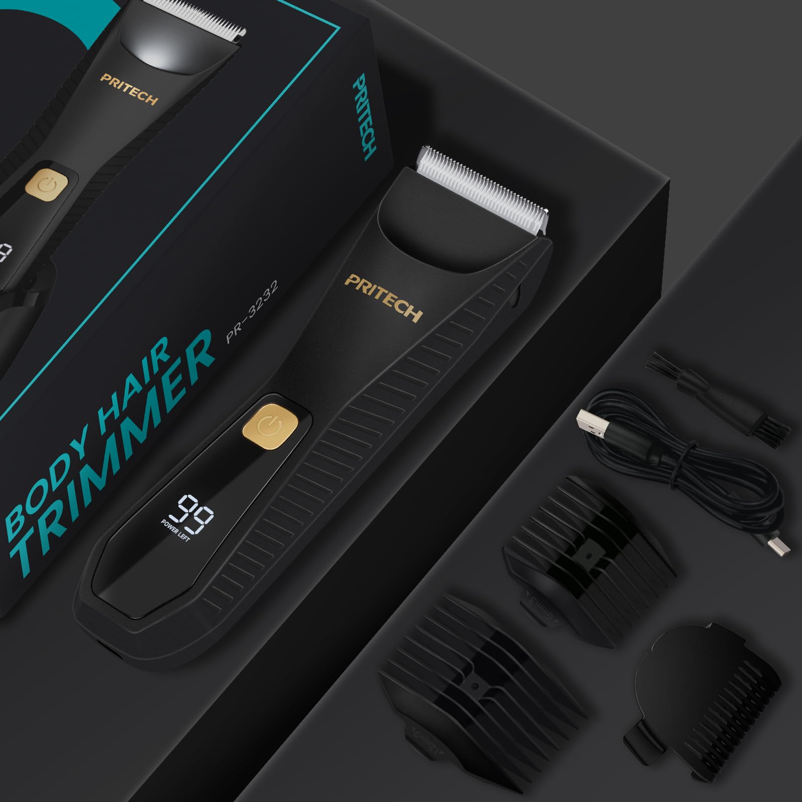 PRITECH Manscape versatile grooming for chest armpits arms and legs