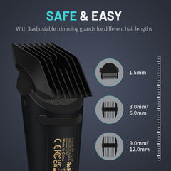 PRITECH Manscape LED light illuminates the grooming area for precise trimming