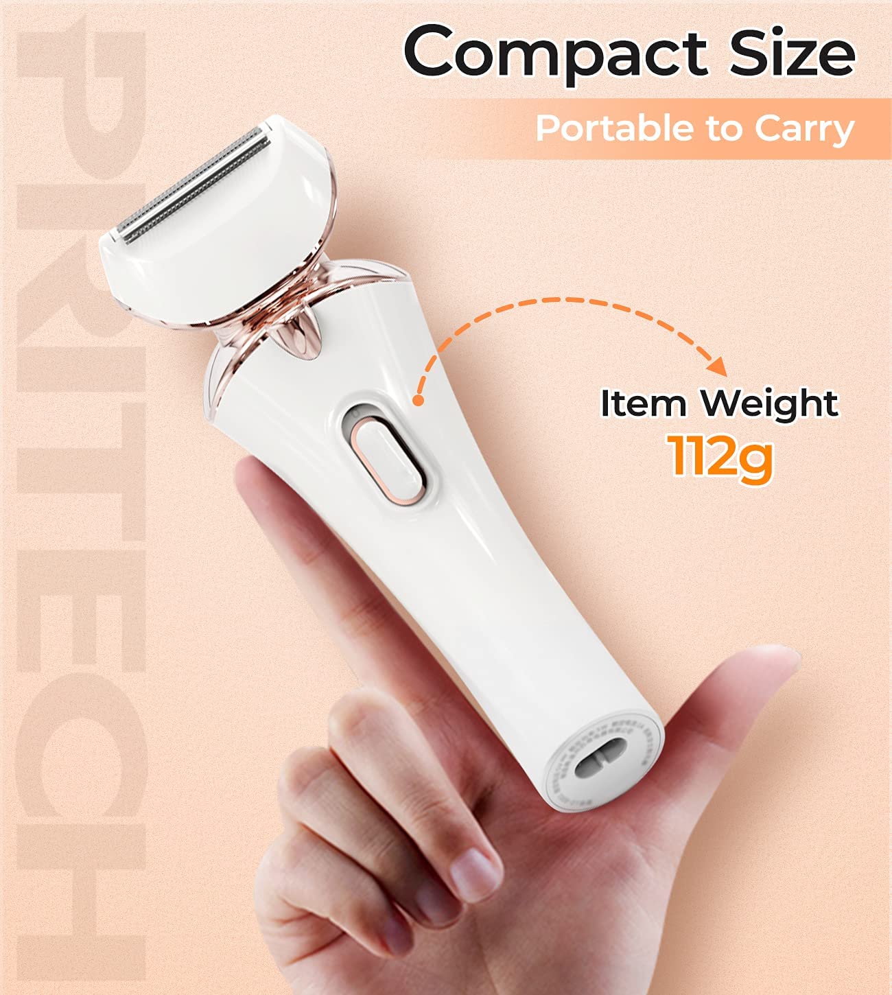 PRITECH razor gold wet-dry use for shower convenience