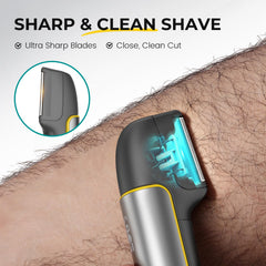 PRITECH Body Trimmer supports wet and dry grooming for shower or dry sessions.