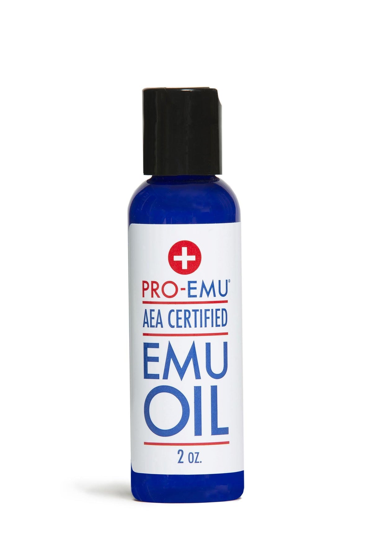 Pro Emu Oil 2oz bottle, ideal for skin hydration and hair shine