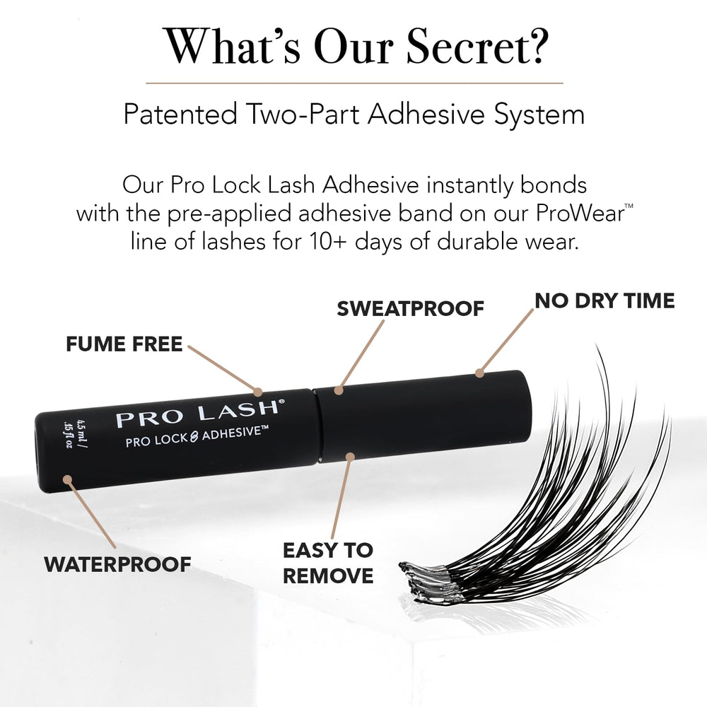 Gentle removal preserves natural lashes after wear with Pro Lash Pro Lock.