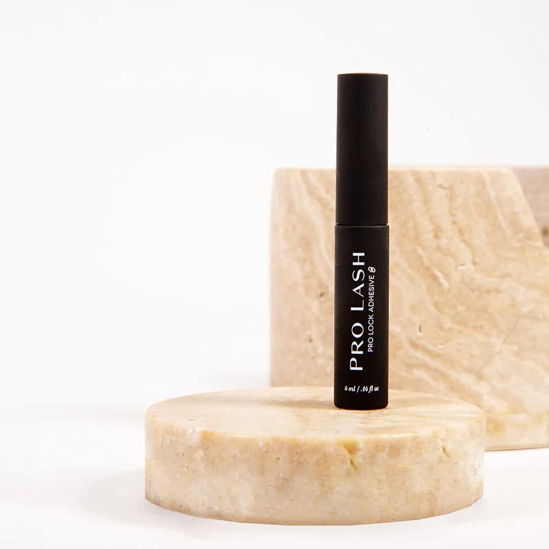 Pro Lash Pro Lock adhesive dispense demonstrates easy application.