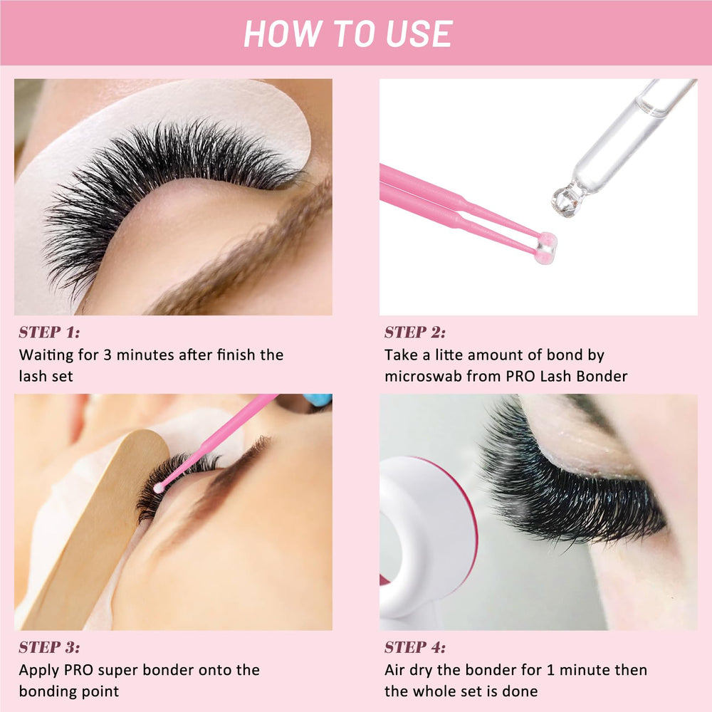 Cotton swab pack included for clean, precise application