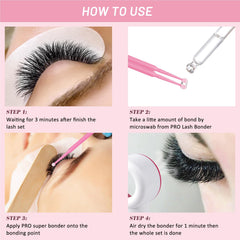Cotton swab pack included for clean, precise application