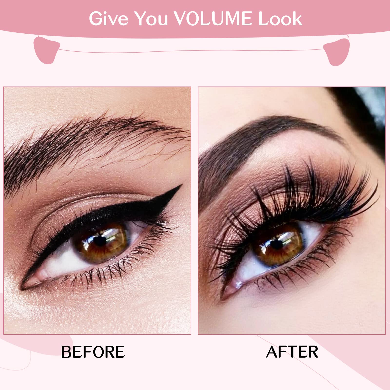 PRO LASHBEAUTY variety of looks for different occasions using mixed lengths.
