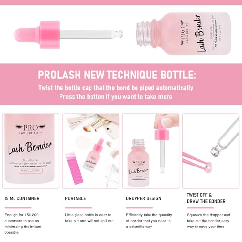 Professional-use packaging from PRO LASHBEAUTY for studios