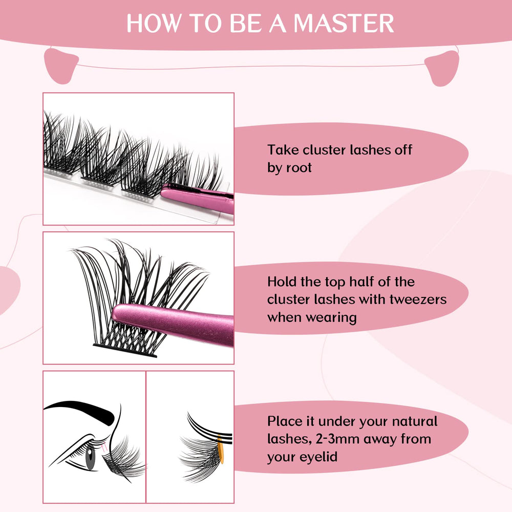 PRO LASHBEAUTY clusters are reusable up to five times with proper care.