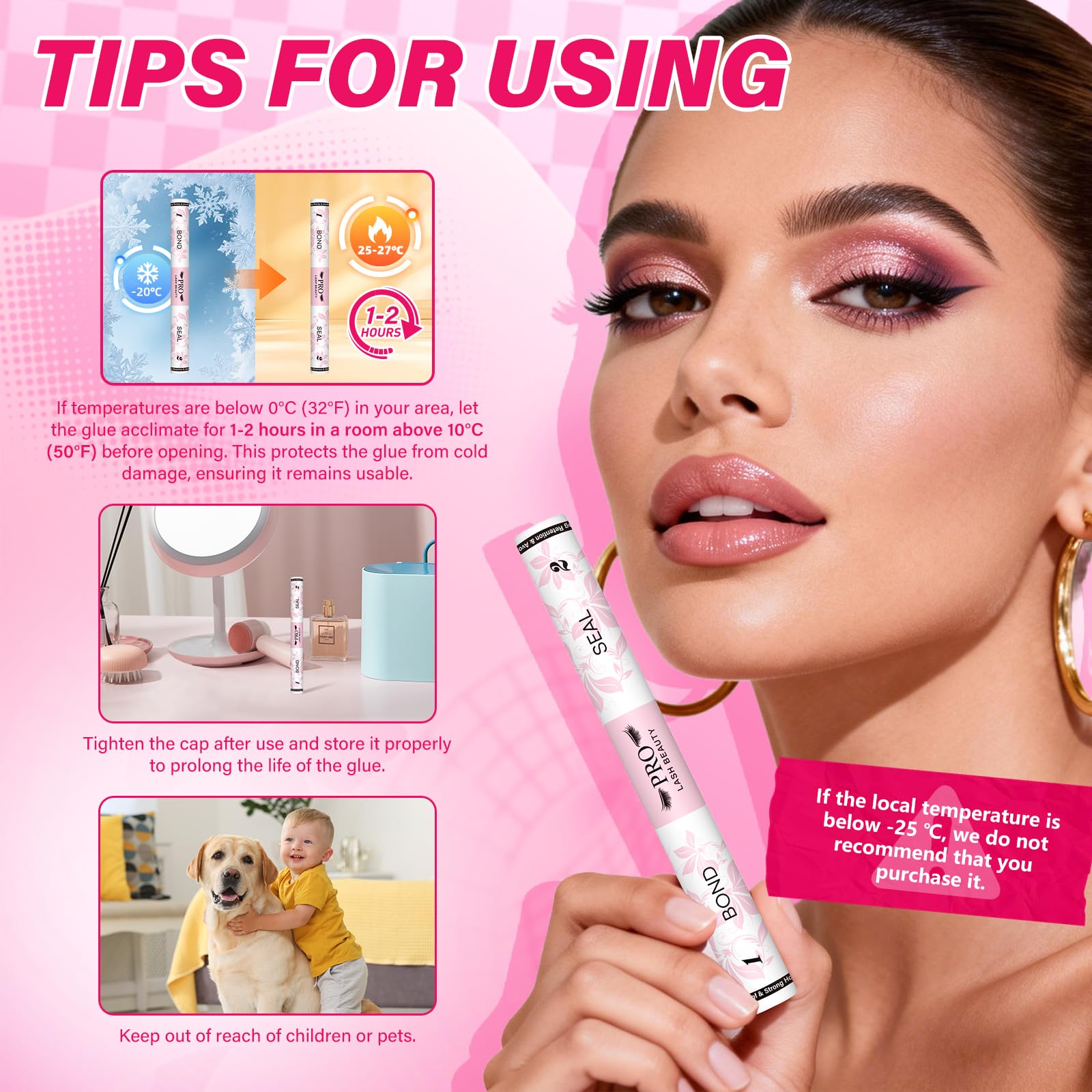 PRO LASHBEAUTY two-in-one design in a single tube