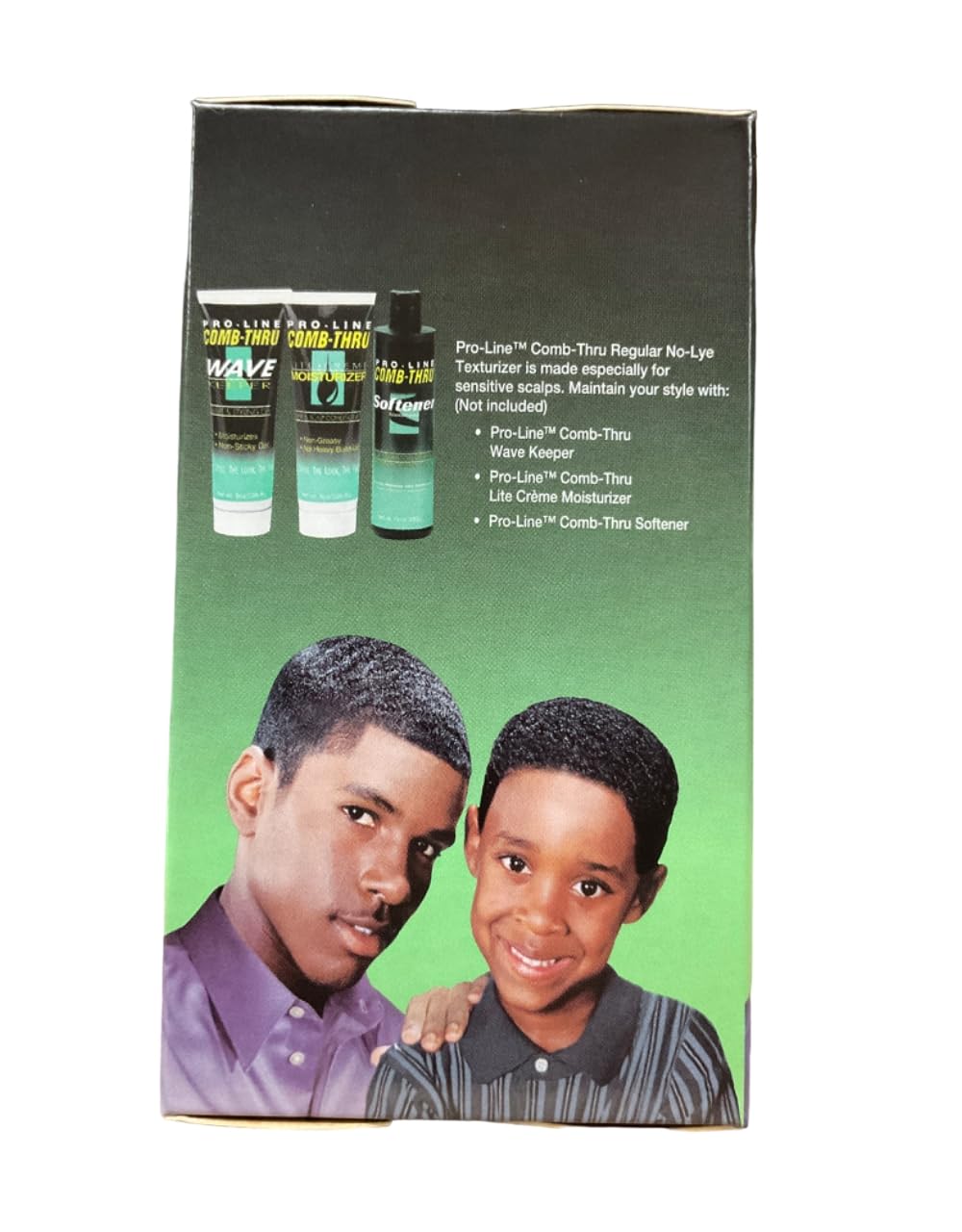 Pro-Line Comb-Thru Regular Texturizer in hand for flexible texture creation.