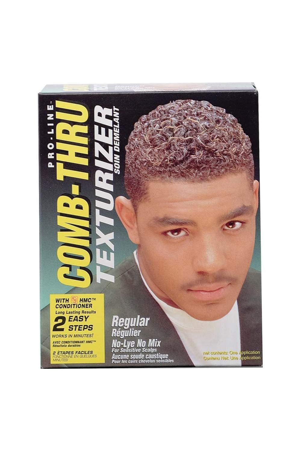 Pro-Line Comb-Thru Regular Texturizer packaging on shelf for easy styling decisions.