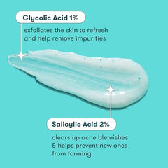 Proactiv acne body wash beads texture closeup emphasizing vitamin E infused exfoliation.
