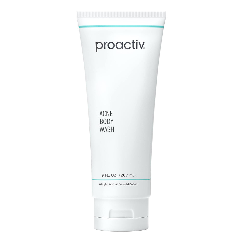 Proactiv acne body wash bottle front with branding and 9 oz size for daily use.