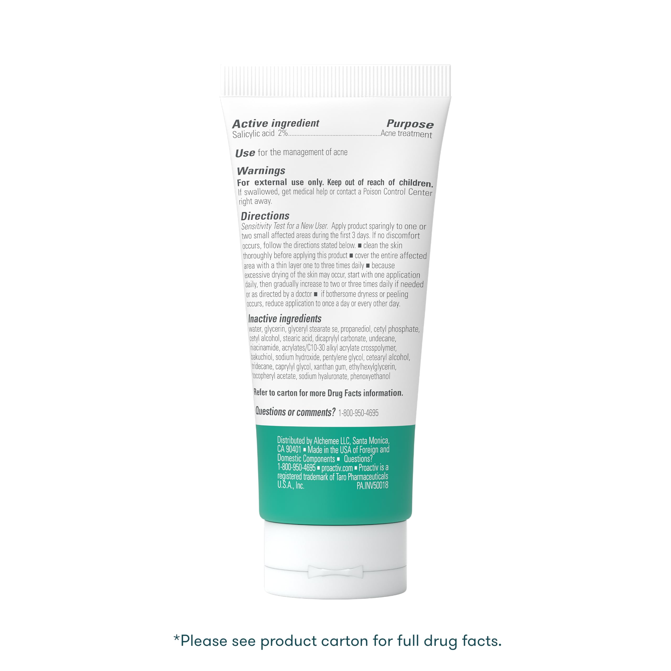 Proactiv Clean Hydrator bottle cap closeup, compact travel-friendly 3 oz size.