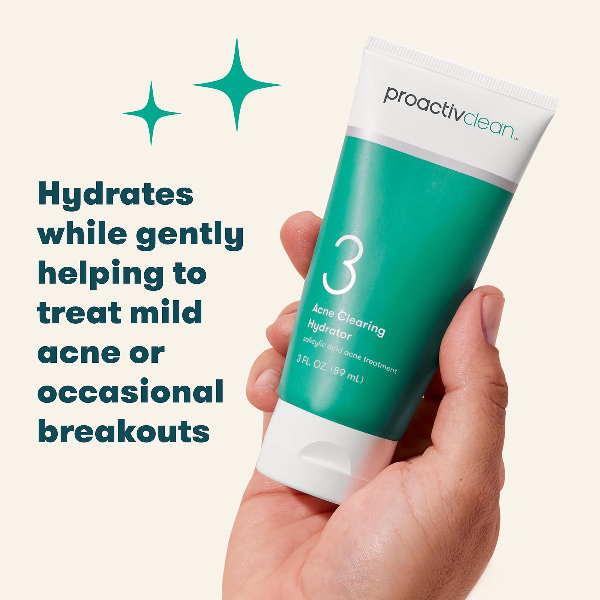Proactiv Clean Hydrator morning and night use, supports hydration and moisture barrier.