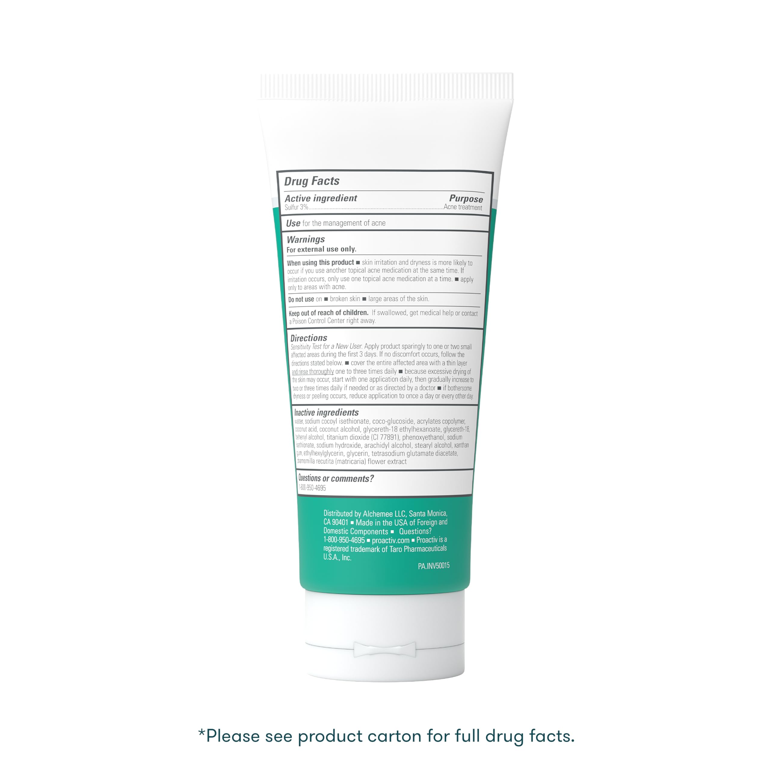 Proactiv Clean Mineral Acne Cleanser packaging shot demonstrates a compact 6oz bottle for daily use.