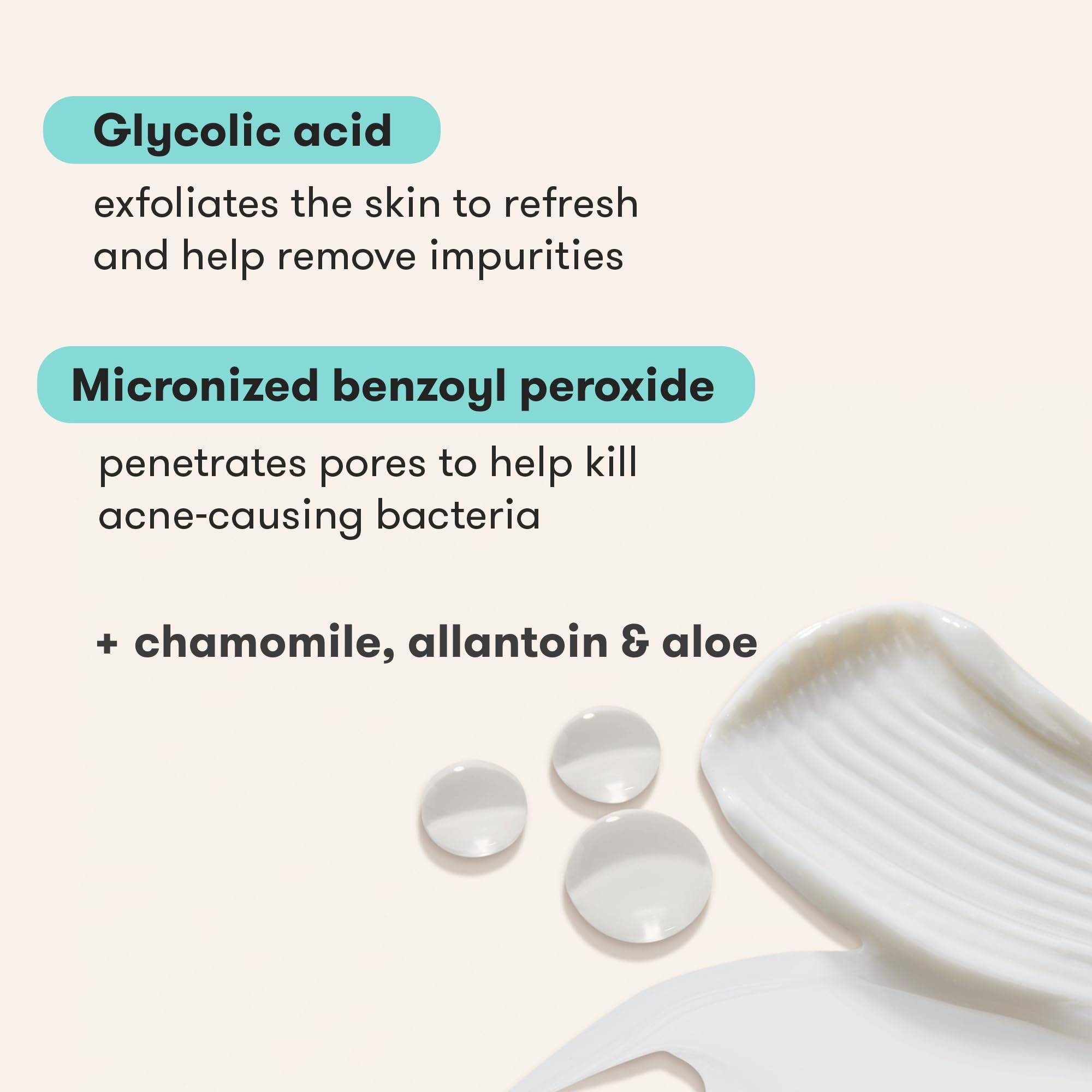 Applying Proactiv Renewing Cleanser as part of daily routine